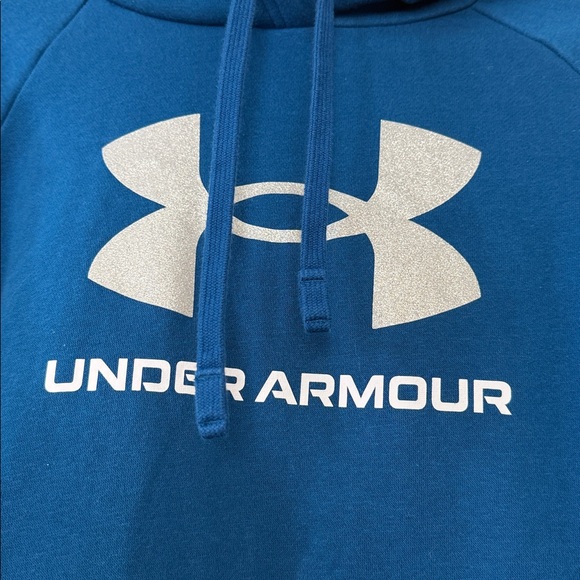 Under Armour Shiny Logo Hoodie - Picture 2 of 8